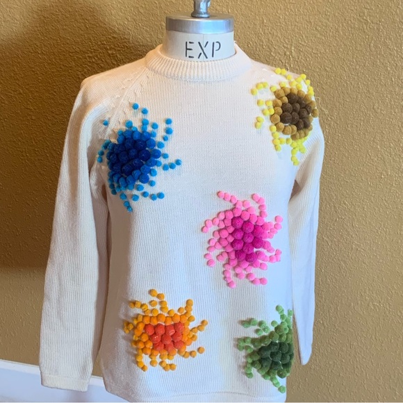 V.I.P. Vintage wool mockneck sweater small - Picture 3 of 15